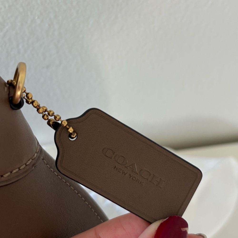 Coach Brooklyn Leather Shoulder Bag 28 - Picture 3 of 11